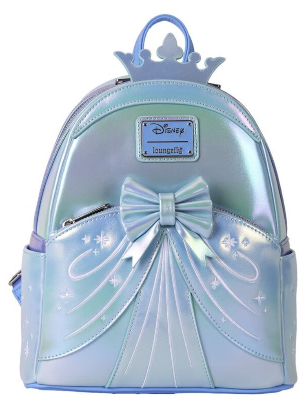 Loungefly Cinderella Exclusive Shiny Series Iridescent Cosplay Backpack NWT - Picture 6 of 12